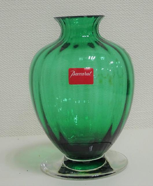 Baccarat バカラ 花瓶 アクアレーユ イエロー フラワーベース - 花瓶 