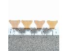 FRITZ HANSEN フリッツハンセン SEVEN セブンチェア ナチュラルビーチ 4脚セット