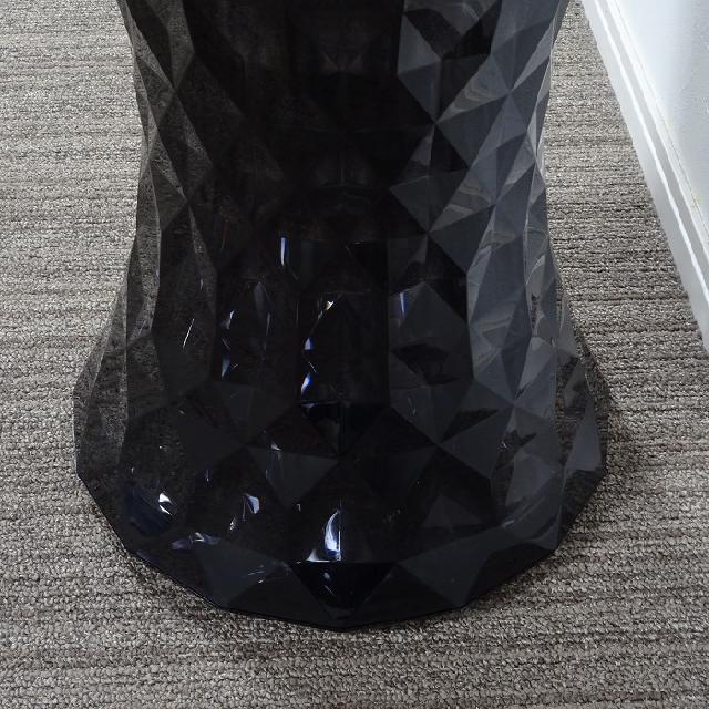 Kartell カルテル　ストーン　スツール　スモーク　ブラック カルテル / Kartell ストーンチェア / STONE スツール スモーク
