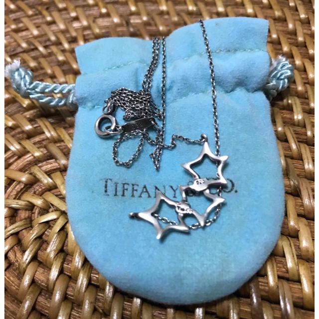 Tiffany ネックレス 3連スター （現状品】 TIFFANY&Co