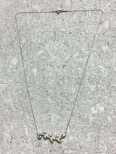 TIFFANY&Co.◇ネックレス/SV925/SLV/トップ有/オリーブリーフ TIFFANY&Co.◇ネックレス/SV925/SLV/トップ有/オリーブリーフ