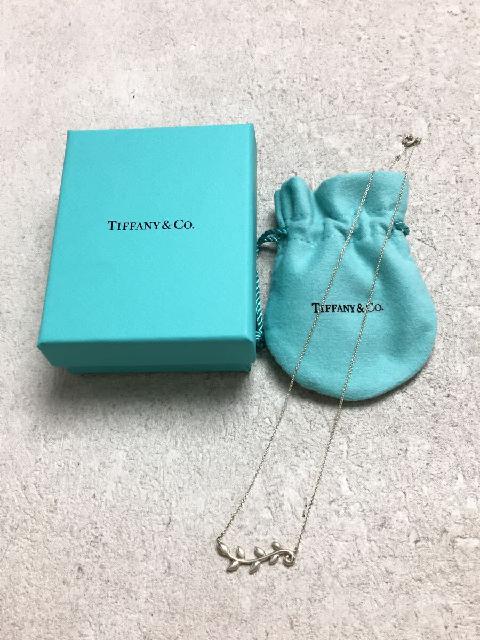 TIFFANY&Co.◇ネックレス/SV925/SLV/トップ有/オリーブリーフヴァイン