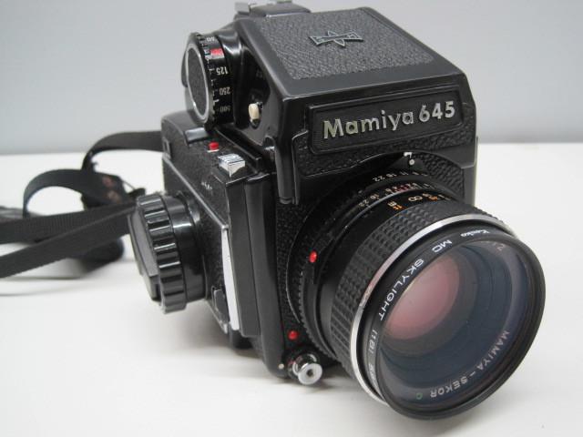 MAMIYA645　中判フィルムカメラ　＋　SEKOR　C　80ｍｍ　Ｆ2.8　ジャンク
