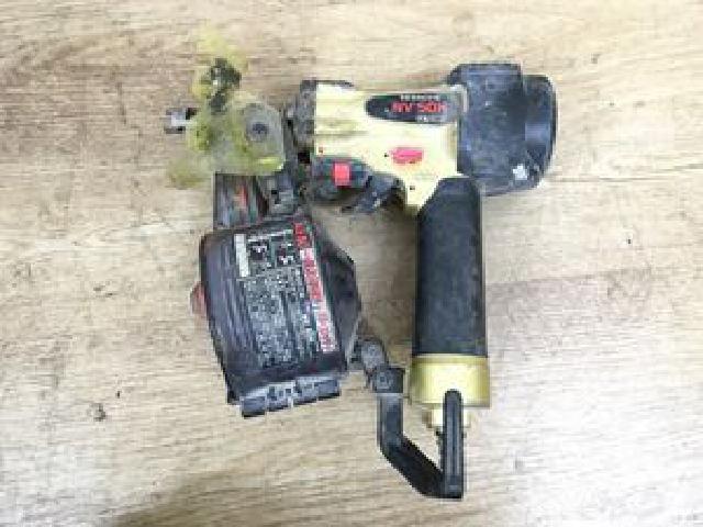 HiKOKI 高圧ロール釘打機 エアダスタ機構搭載 NV50H2(S) ハイゴールド