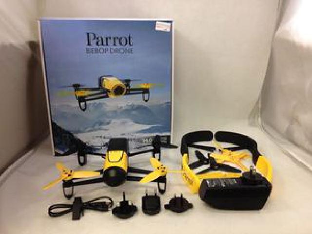 Parrot ビーバップ ドローン イエロー PF722042 イエロー 魚眼レンズ カメラ