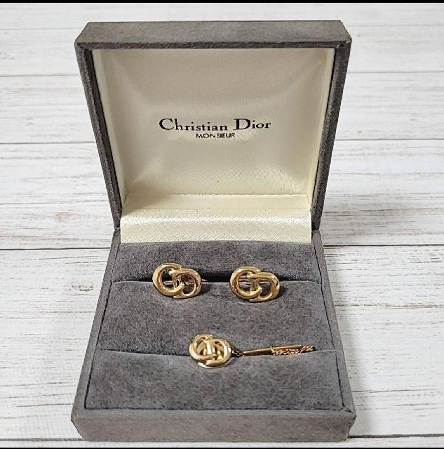 Christian Dior 美品 クリスチャンディオール カフス オニキス