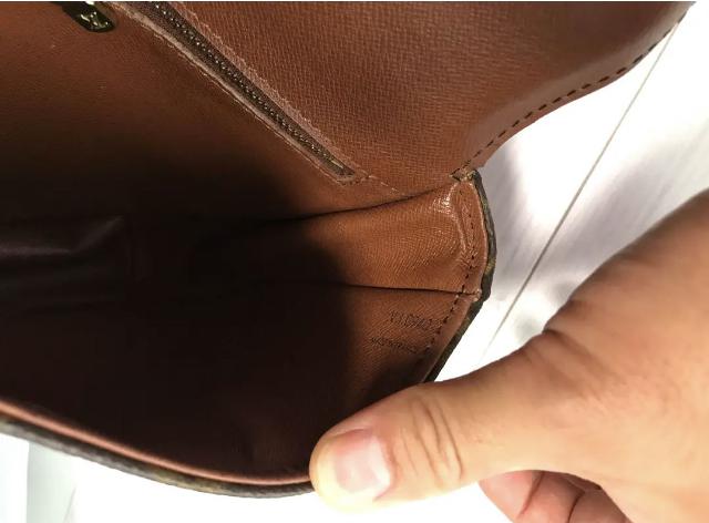 【ベタつき】【ワケあり】LOUISVUITTONシャンティショルダーバッグ モノグラムキャンバス