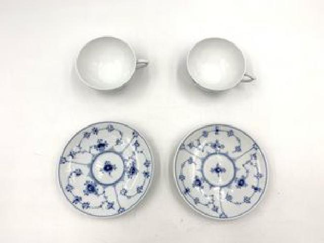 ロイヤルコペンハーゲン ROYAL COPENHAGEN ブルーフルーテッド プレイン カップ