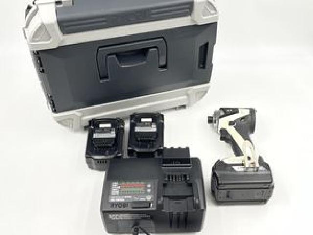 RYOBI インパクトドライバー BID-10XR 18V 6.0Ah ホワイト 締め付け工具