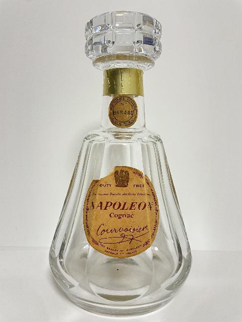 空瓶 NAPOLEON ナポレオン Cognac コニャック Courvoisier （ ガラス