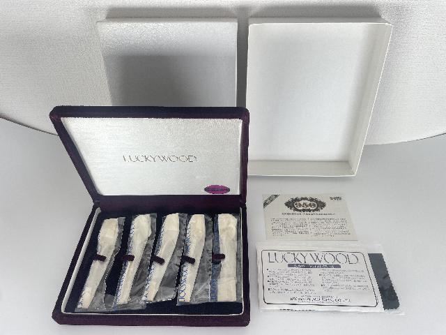 LUCKY WOOD silver950製 スプーン5本セット （ 金）の買取価格 （ID