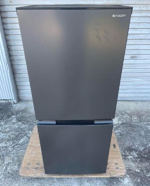 冷蔵庫 SHARP SJ-D15J-H 2022年製 ブラック 三重県　亀山市　出張買取