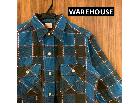 ウェアハウス　コットンチェックシャツ　ネルシャツ　WAREHOUSE & COの詳細ページを開く