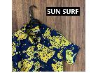 SUN SURF サンサーフ アロハシャツ Lサイズ レーヨン イエロー ブルーの詳細ページを開く