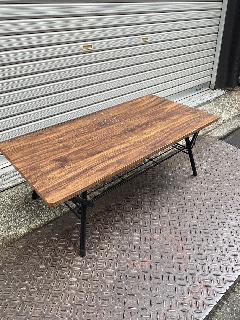 引き取り限定】都内木製折りたたみテーブル120cm