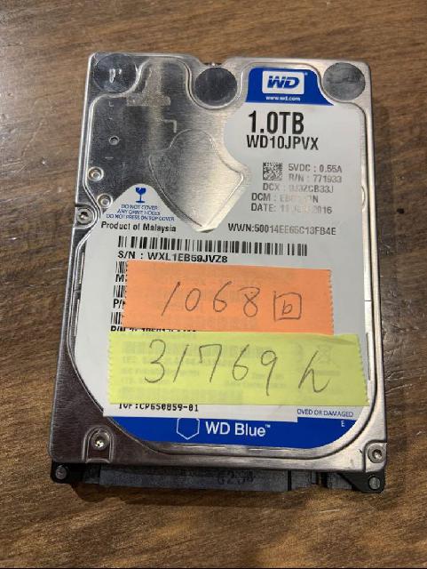 HDD WD10JPVX