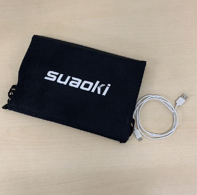 suaoki 折りたたみ式ソーラーパネル 21W SCB-21 バッテリー充電器