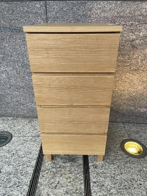 無印良品タモ材チェスト