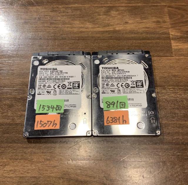 TOSHIBA DISK DRIVE MQ01ABF050 500GB 2枚③