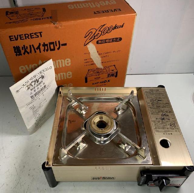 EVEREST カセットコンロ ガスコンロ エベフレーム KHF-88DX