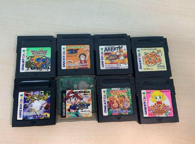 ゲームボーイカラー ソフト 8本まとめ売り ドラクエ/ポケモン/ワンピース等