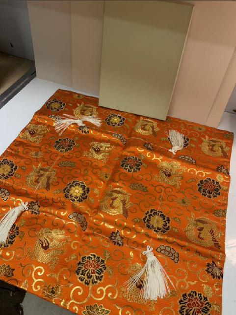 【8/15仏具②】本金 ふくさ 約65cm 箱有り お寺 和風