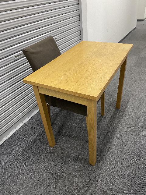無印良品　椅子　机　セット　木製デスク　木製チェア　ナチュラル　ブラウン