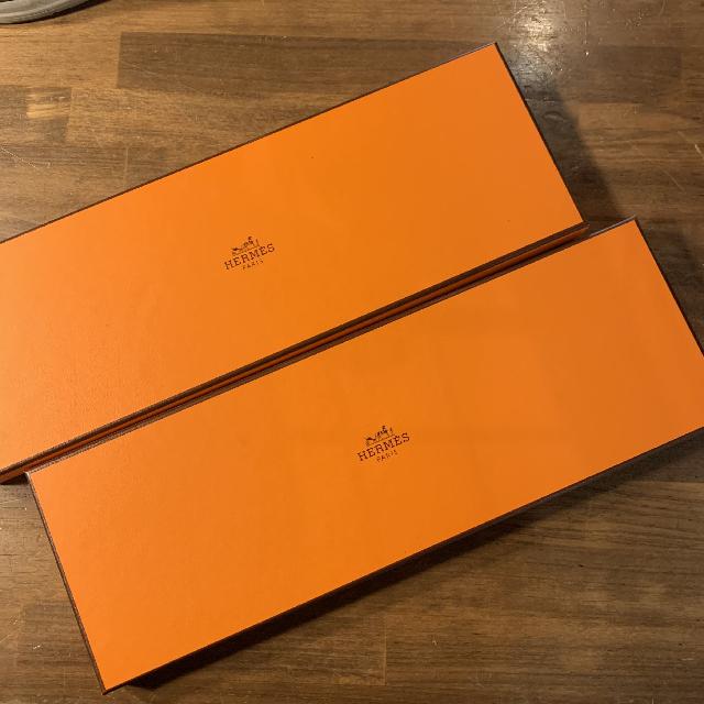 HERMES オレンジ ギフトボックス 2個セット