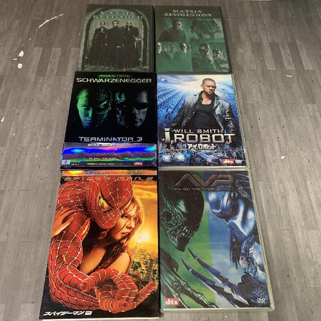 洋画DVD 6点セット　マトリックス　エイリアン　ターミネーター　スパイダーマン