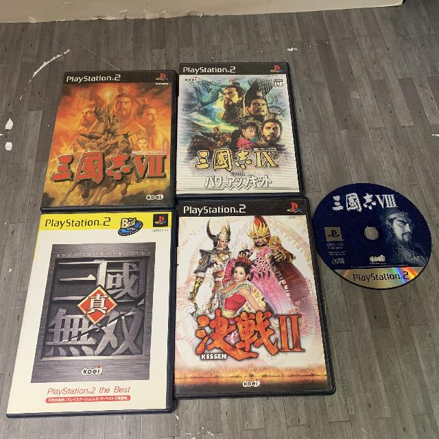 コーエー三國志シリーズセット５点　Play Station 2用ゲームディスク