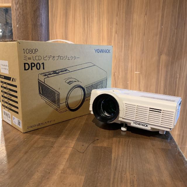 YOWHICK DP01 1080P ミニプロジェクター スクーリン付き