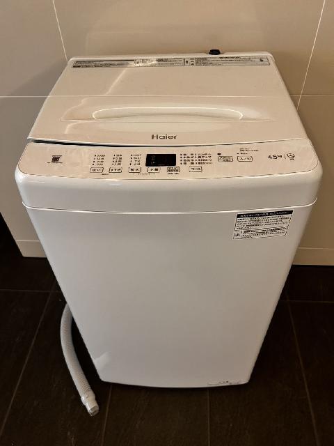 高年式☆ ハイアール 全自動洗濯機 JW-U45MK(W) ホワイト2024年製