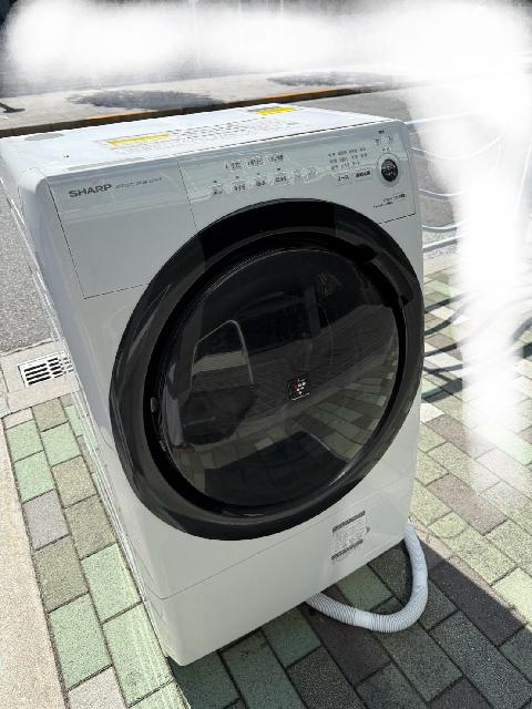 シャープ　ドラム式電気洗濯乾燥機 ES-S7F-WL 2021年製