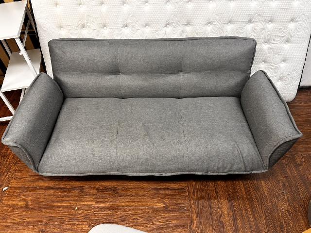 訳あり★ファブリックソファ　2人がけ　布貼りソファ