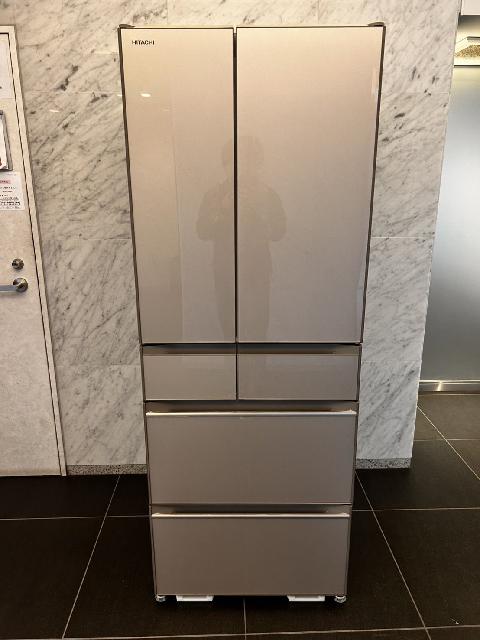 【店頭取引のみ】未使用 日立 6ドア冷凍冷蔵庫 R-HW60N 2021年式 602L 日立 R-HW60R(XN) 2021年製 6ドア冷蔵庫 ファミリー大きめ冷蔵庫