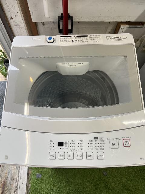 2024年製　ニトリ　洗濯機　 NT60L1WH 縦型　動作確認済 ニトリ NT60L1WH 6kg 全自動洗濯機 2024年製 高年式 （ 洗濯機・ドラム