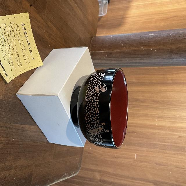 【未使用】大相撲 お土産　漆器（大椀）　福井クラフト