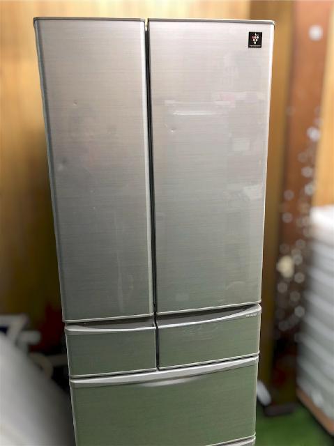 SHARP】455L 6ドア冷蔵庫 SJ-F462E-S 2019年製 （ 冷蔵庫・冷凍庫）の