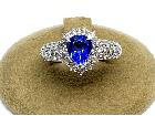 PT900 サファイア ダイヤモンド リング S:1.37ct D:0.68ctの詳細ページを開く