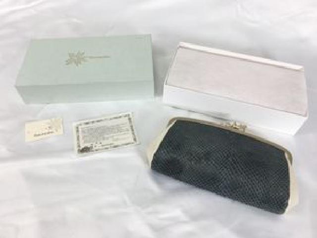 SAKURAYAMA ネコとウロコの長財布 牛革 ブラック W142-BK 元箱 ショップ