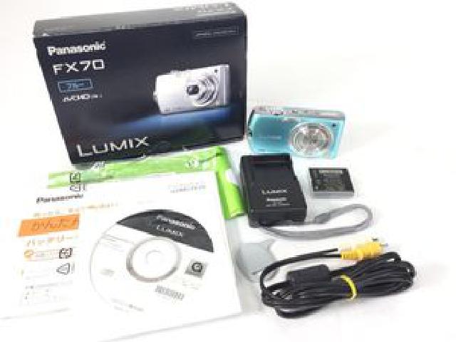パナソニック デジタルカメラ LUMIX ルミックス DMC-FX70 フローラルブルー