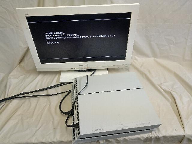 PlayStation 4 ホワイト 500GB CUH-1200A  ※故障品