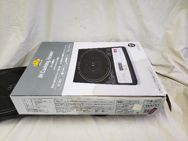 静音設計 卓上IH調理器ブラック AIH-BP1301 トップバリュベストプライス
