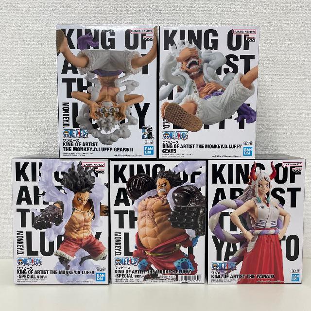 5種セット ワンピース KING OF ARTIST モンキー・D・ルフィ ギア5 ギア4 スネイク