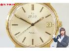 OMEGA Geneve ゴールド文字盤 ラウンド デイト メンズ 自動巻きの詳細ページを開く