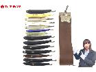 革砥ベルト レザーストラップ ブラウン系 他 ゴールドレックス 剃刀 カミソリ 等 理髪店用品 まとの詳細ページを開く