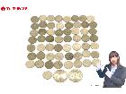 昭和39年 1964 東京オリンピック 100円 1000円 銀貨 59枚 総重量約312.8g まの詳細ページを開く