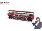 SHARP QT-77MK2 R ステレオ ダブルカセット ダブルラジカセ カセットデッキ オーディの詳細ページを開く