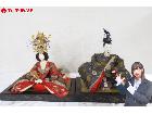享保雛 雛人形 座高約31cm 25cm (冠含めず) 時代物 ひな人形 お雛様 2個口配送の詳細ページを開く