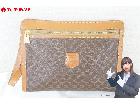 CELINE セリーヌ MC98/1 マカダム柄 PVC×レザー ブラウン系 クラッチバッグ セカの詳細ページを開く